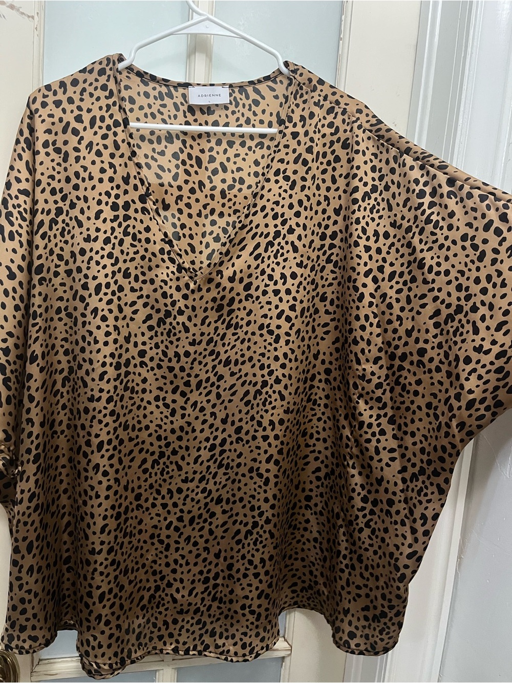 Adrienne Cheetah Shirt Large